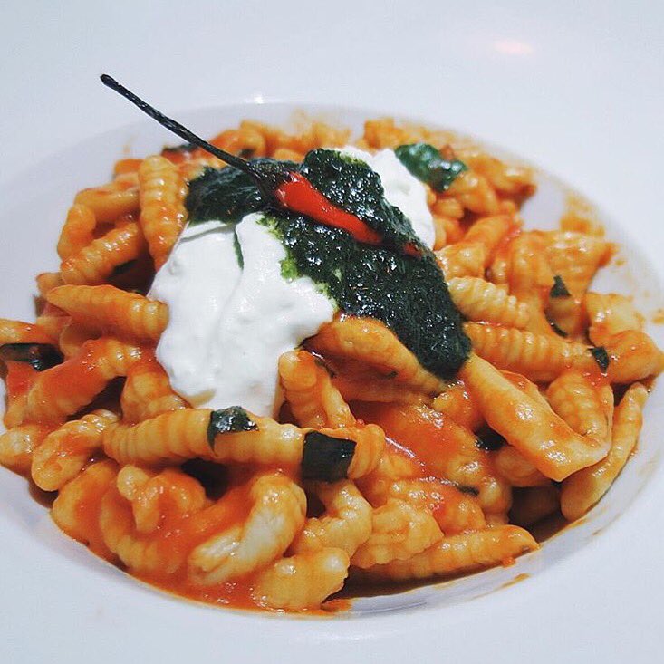 The best kind of a belly is one full of cavatelli. 📷: <a href="/foodbabynyc/">FOODBABY NYC</a>