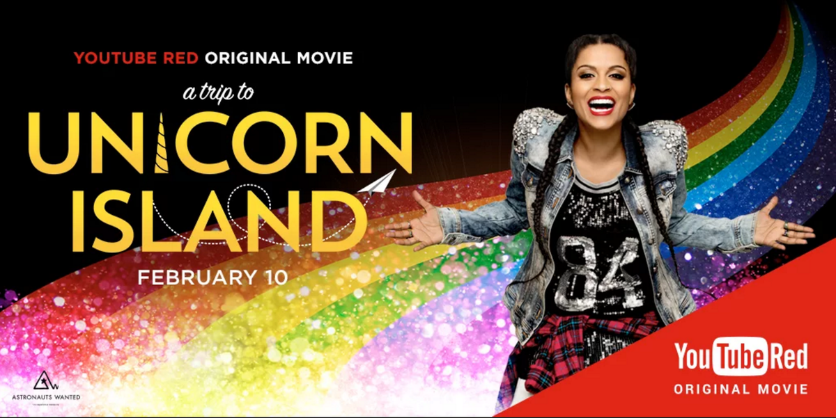 Lilly's tweet image. #TeamSuper! We can finally take A Trip to Unicorn Island on February 10th: yt.be/xnYL #YTRedOriginals