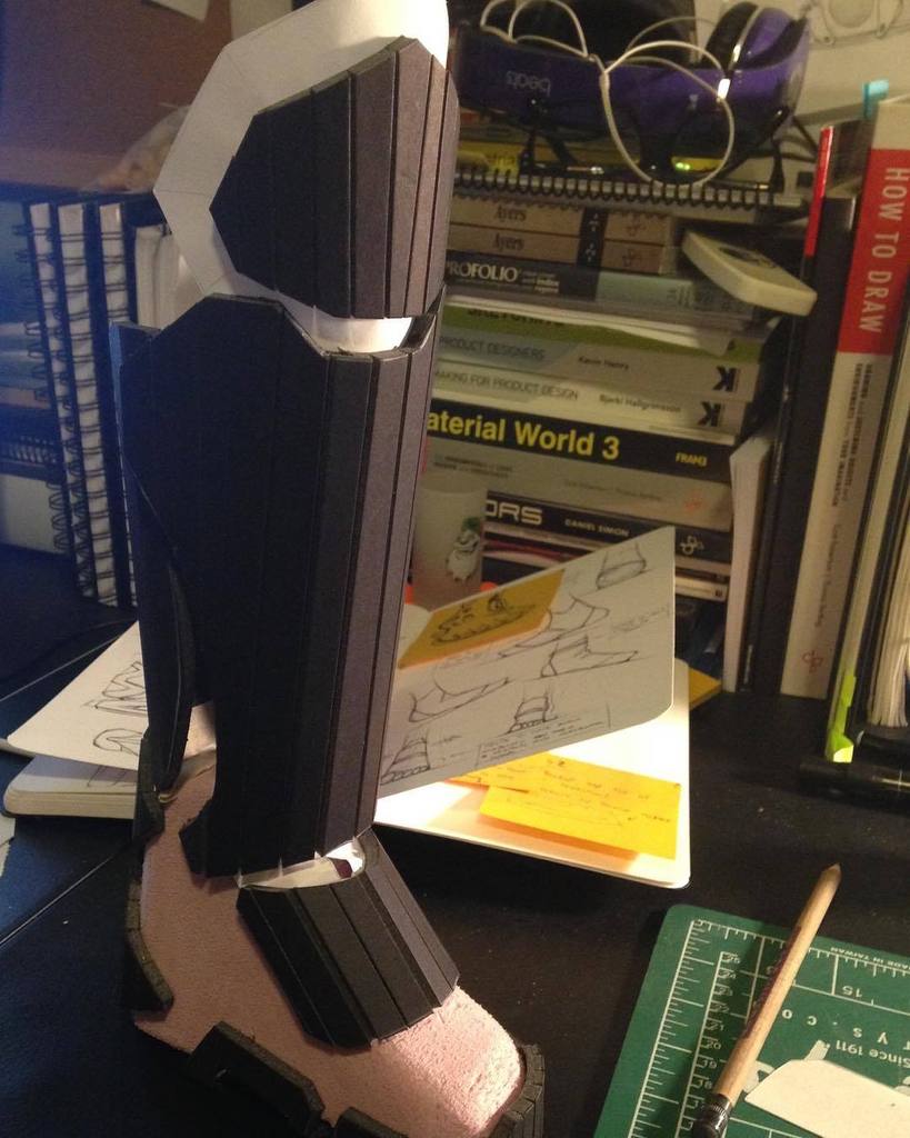 DesignRambles's tweet image. Slightly smaller half scale sketch model that i put together last night #thesis #sketchmodel #solidworks #skates #h…