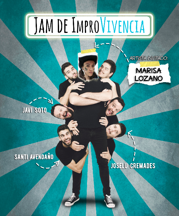 ImproVivencia's tweet photo. El próximo sábado 13 de febrero #JAMdeImpro con @MarisaLosabe  a las 20:30h. en el @TTumbao 
#Alicante #Impro #Ocio https://t.co/RFfofGbBjM