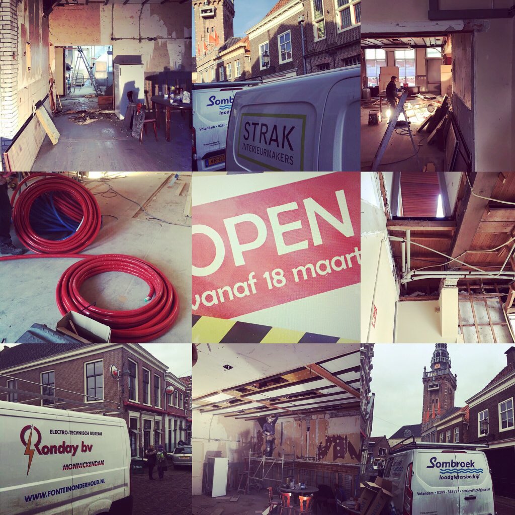 De verbouwing is in volle gang, vanaf 18 maart a.s. verwelkomen we u graag bij BEUQZ in Monnickendam!