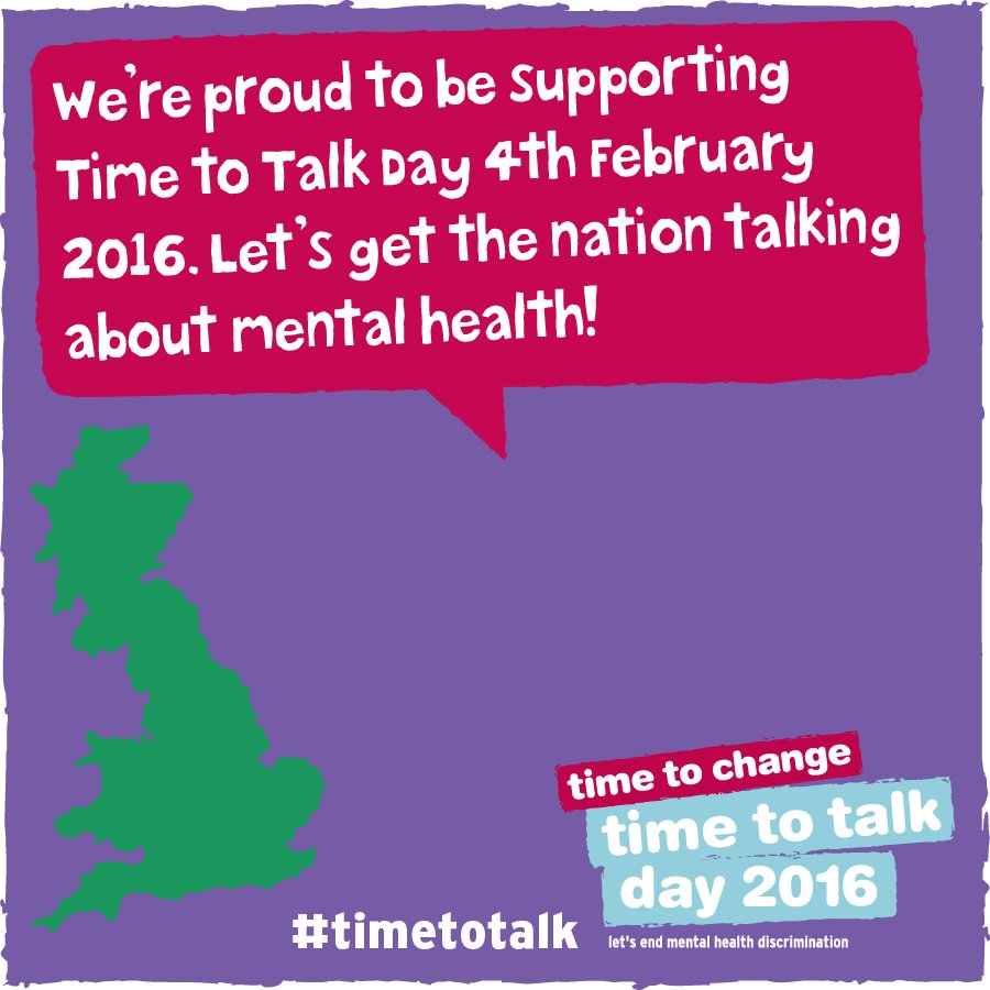 Tomorrow is #timetotalk day. Who are you going to talk to about #mentalhealth? ow.ly/XQ6cs