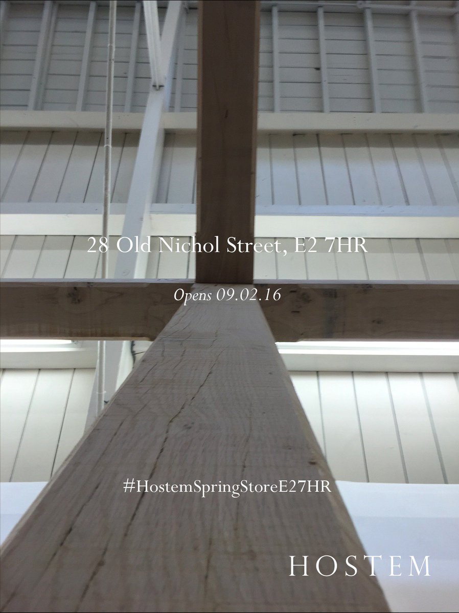 CHRISTIEFELS's tweet photo. HOSTEM is relocating to E2 7HR on Feb 9th &amp; you're invited! Win a £5k Spring Store Spend >> https://t.co/90kFkf6UWC https://t.co/ZtvdZYELpZ
