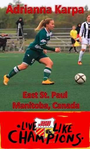 JaxStateSOC's tweet photo. Joining us from Manitoba, Canada and @fcnorthwestclub is midfielder, Adrianna Karpa!  #WeLiveLikeChampions #NSD2016 https://t.co/CWYKx9zQWH