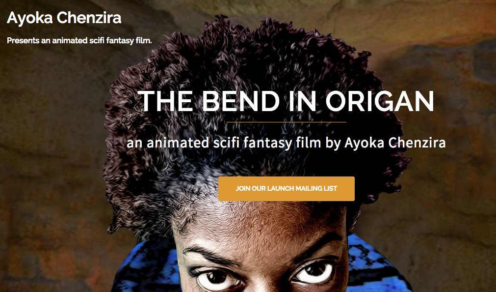 Animated Sci-fi Fantasy film: The Bend in Origan #ComingSoon #ayotech #womeninfilm
