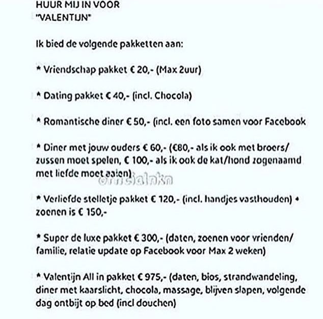 Huur mij in voor #valentijn! ❤👍 #valentijnsdag 😂