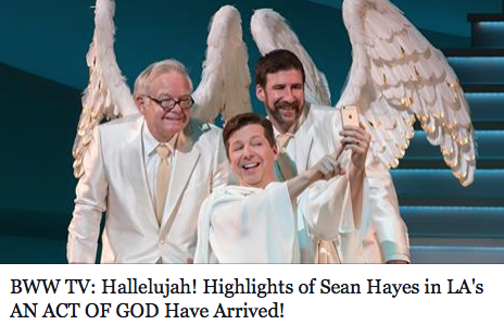 SeanHayes's tweet photo. Check out a video preview for @ActOfGodBway here in Los Angeles at the #AhmansonLA.  https://t.co/c8hzKTp9EX https://t.co/uqWLOwDNuE