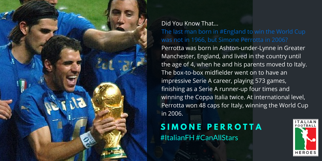 ItalianFH's tweet photo. The last #English #Soccer Player who won a World Cup in 2006!
#ItalianFH https://t.co/RV73pveQzO