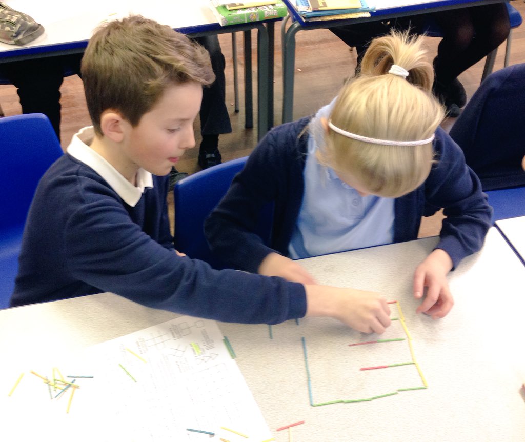 NethertonJI's tweet photo. More problem solving with Year 6 pupils #matchstickchallenge https://t.co/zaCFB8eZV9