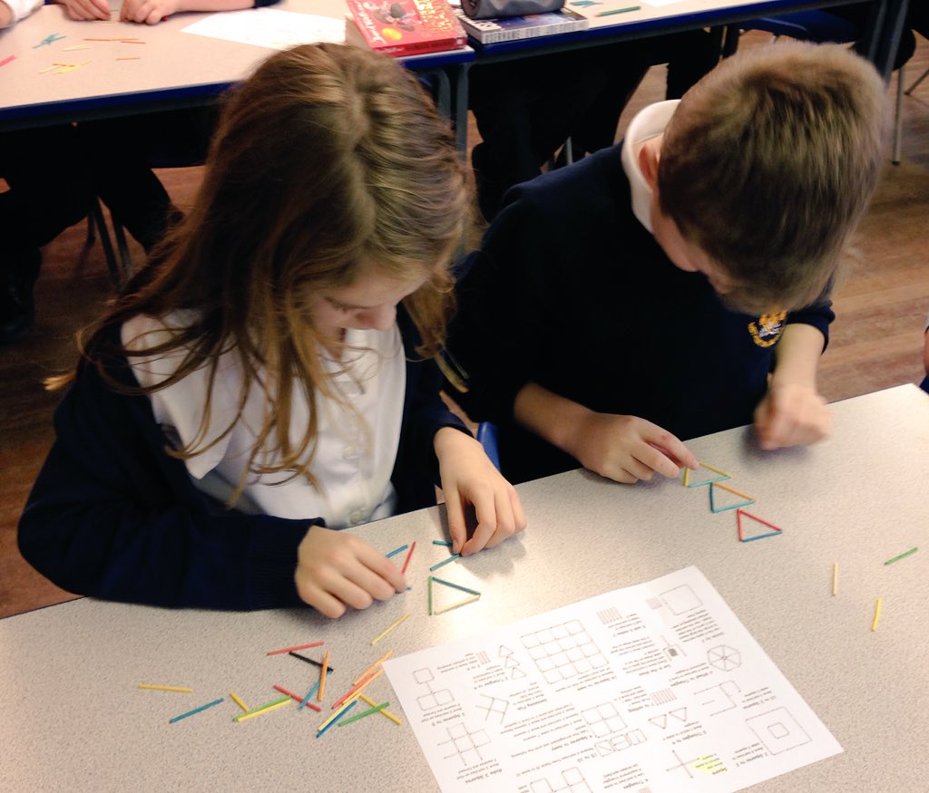 NethertonJI's tweet photo. More problem solving with Year 6 pupils #matchstickchallenge https://t.co/zaCFB8eZV9