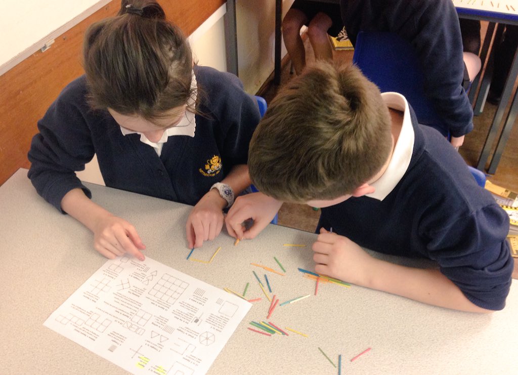 NethertonJI's tweet photo. More problem solving with Year 6 pupils #matchstickchallenge https://t.co/u4ygetW67U