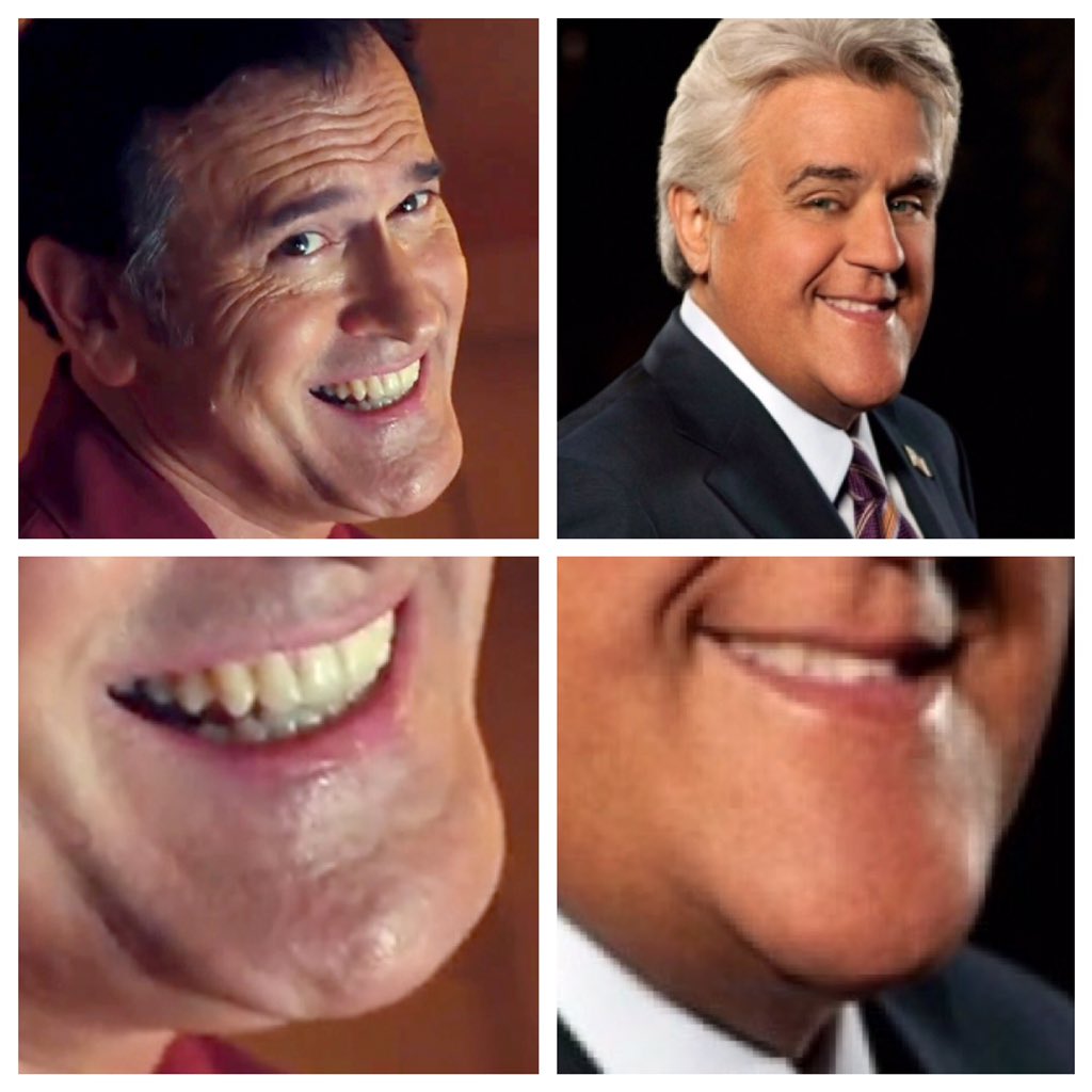 Who wore it better? #AshVsLeno #BattleOfTheChins #AshVsEvilDead