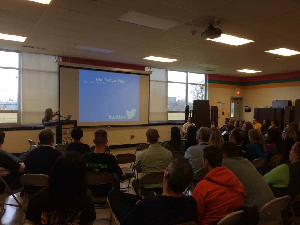 Learning about Twitter on Team Day! #conradyjaguars