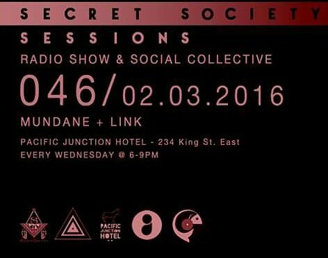 pacjunkhotel's tweet image. Tonight! DJ's Mundane and Link takeover the Girth Radio Booth in PJH for Ep. 46 of the Secret Society Sessions!