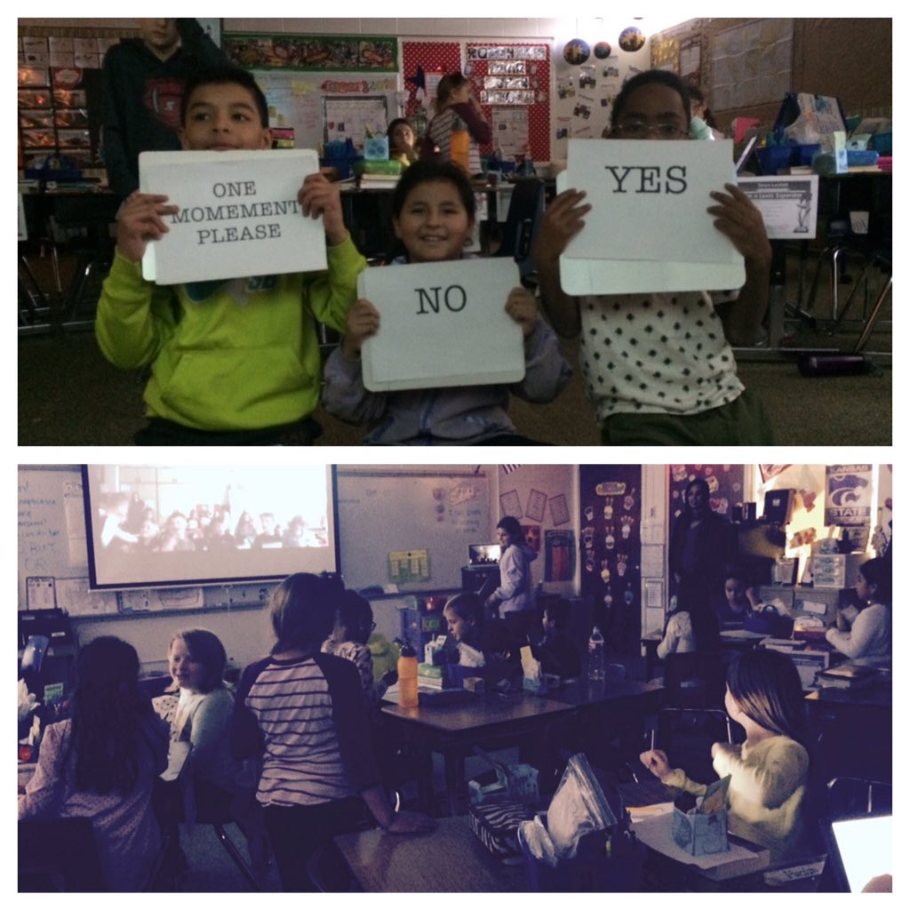 MrsMSpalding's tweet photo. Our first successful #MysterySkype with 3rd graders in PA! Thanks @teachbleggett! #geoisfun #Rockets512 https://t.co/19fRdZkUIY