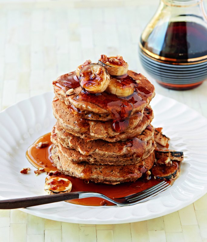 Banana Oatmeal Cookie Pancakes, Best Pancakes Ever! #HealthyEating 
goo.gl/Mh6eH7