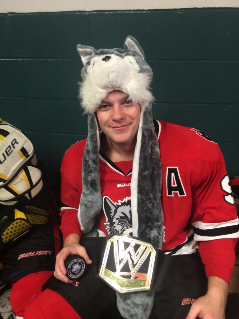 AHIWolves's tweet photo. 2 goals from @RCD_23 (1ENG) and the a Hat Trick from @Flanagan83... And that will win you POG @EasternHockey https://t.co/Uvy4lvWPLx