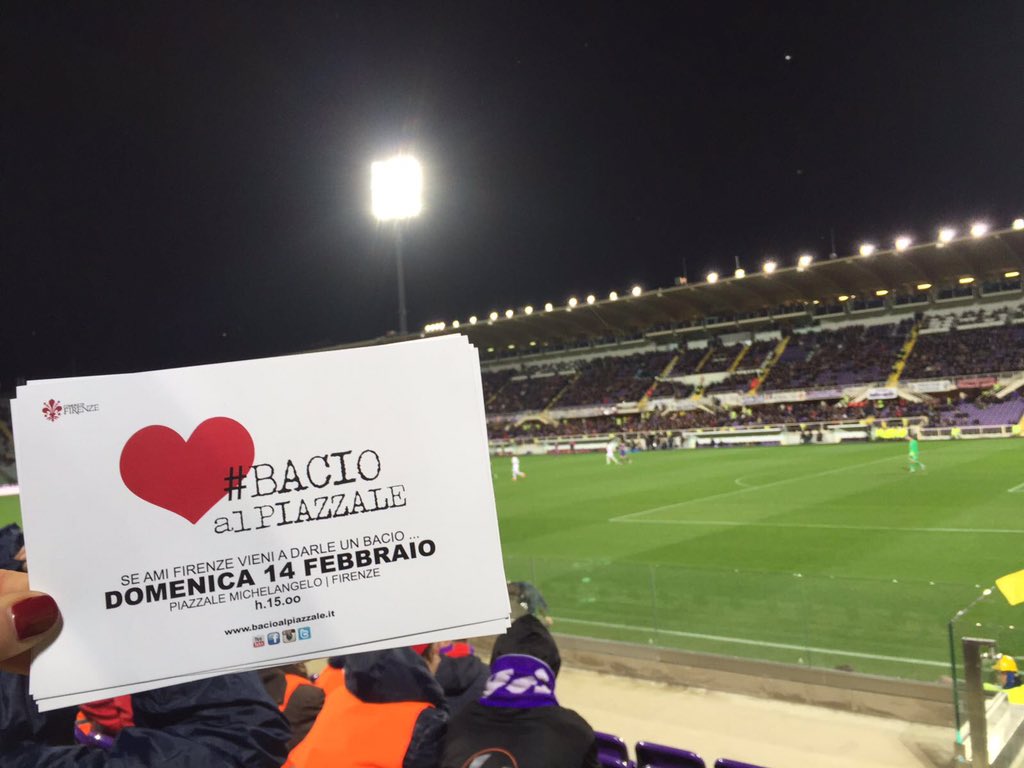 A Firenze si tifa #Fiorentina e i preliminari della settimana “Amore per Firenze” si giocano in casa! <a href="/DarioNardella/">Dario Nardella</a>