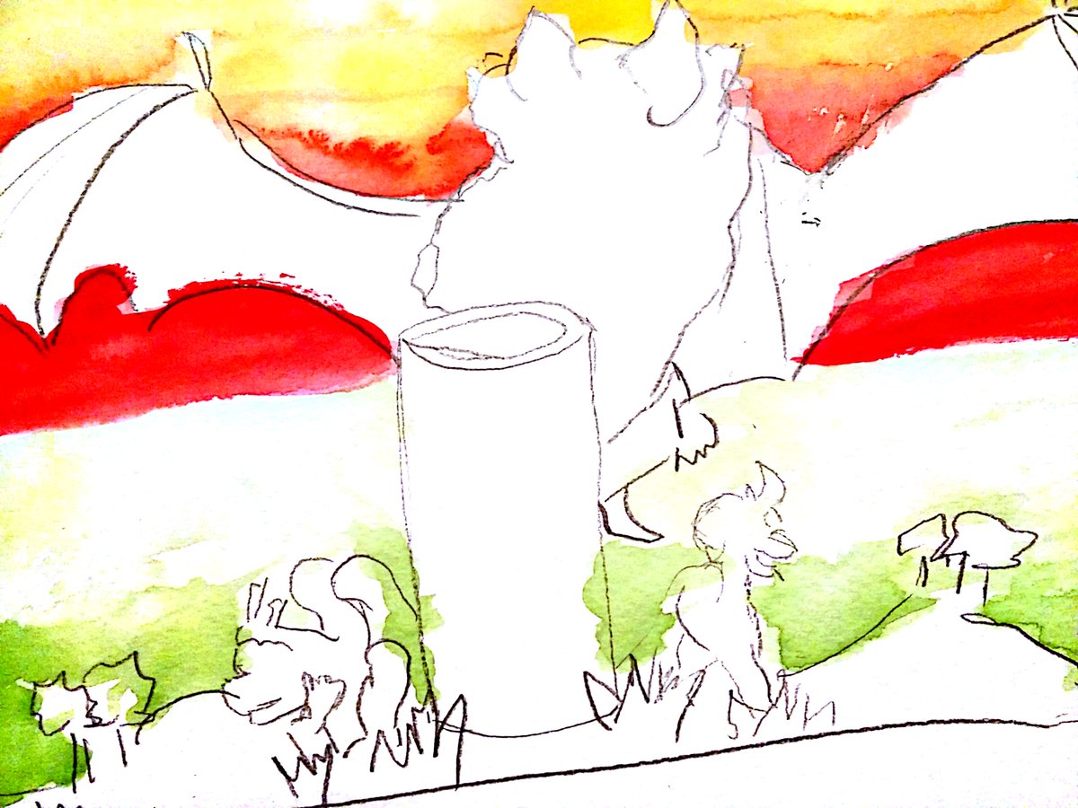 dieHauteCulture's tweet photo. Going ahead with the next illustration. #battower #todaysdoodle https://t.co/4fJpCjj5va