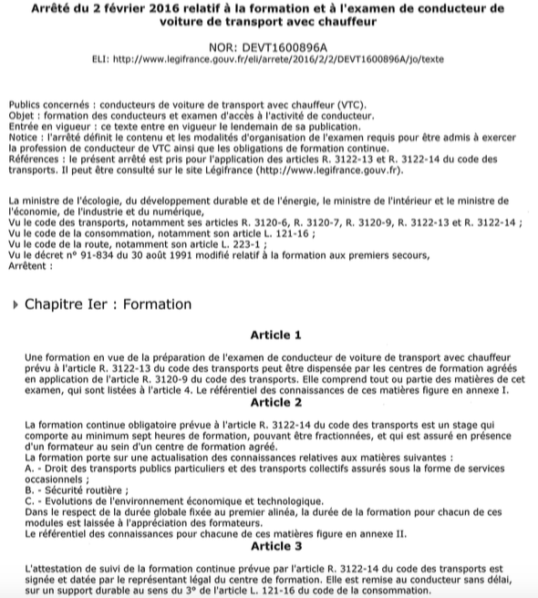 formationvtcidf's tweet photo. Le décret de loi concernant la formation VTC est enfin tombé, restez connectés #VTC https://t.co/9TLYPwkLZW