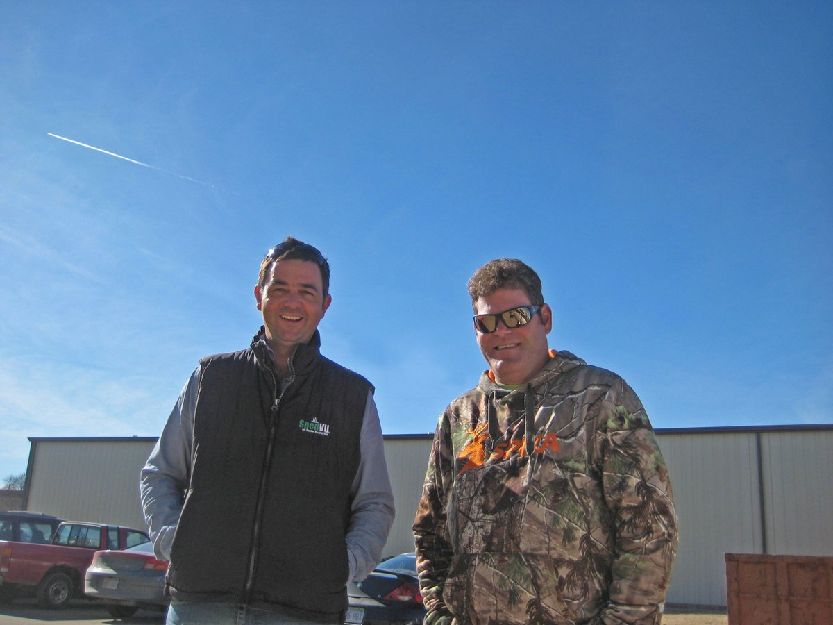 Exapta's tweet photo. Jim Dunstan of SeedVU &amp; Jock Baker of Smallaire. We enjoyed our time with these Aussies last wk in Salina, KS. https://t.co/Q0r6gx9HbH