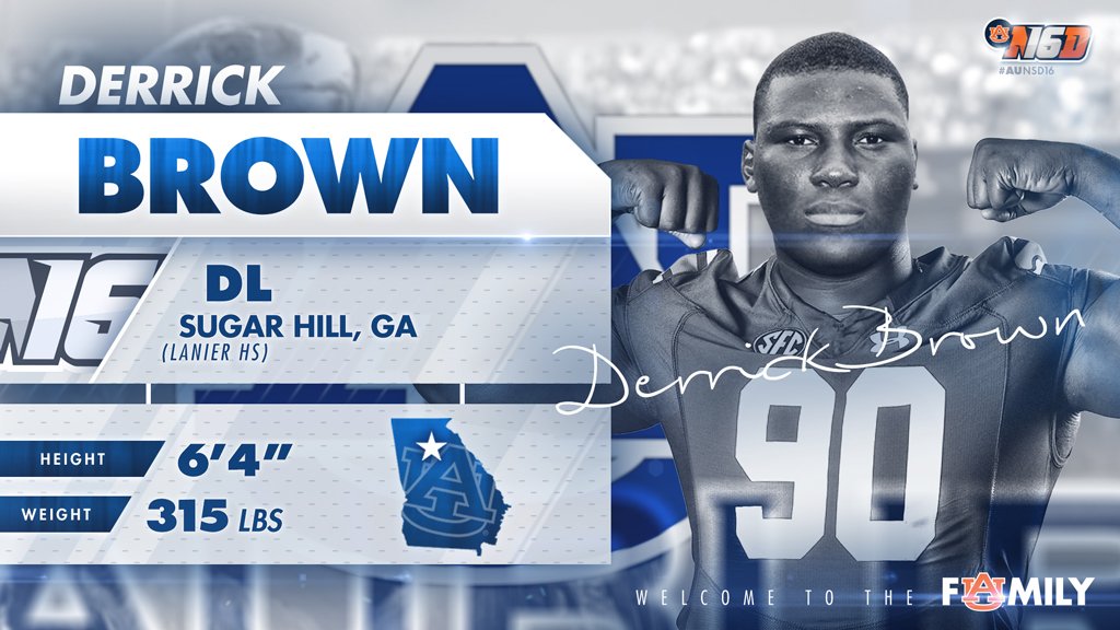 Auburn Football On Twitter A Big Wareagle To Derrick Brown