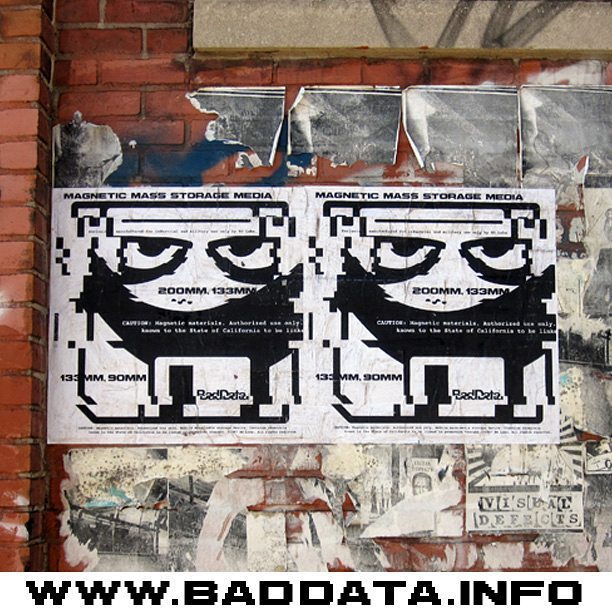 baddata101's tweet photo. Got #glitch ? Detroit #wheatpaste by @BadData101 at #Redbull in #EasternMarket https://t.co/mOTDj0GzPL