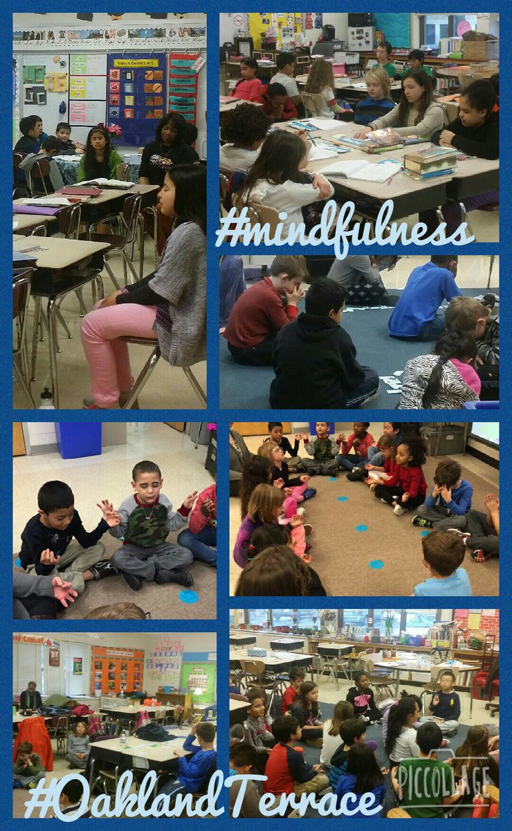 royall4's tweet photo. Oakland Terrace practiced mindfulness today. It was a great success! #wellness @MDHawk @Cdawkpull @GennyTwinMom https://t.co/ncDysuJ0oC