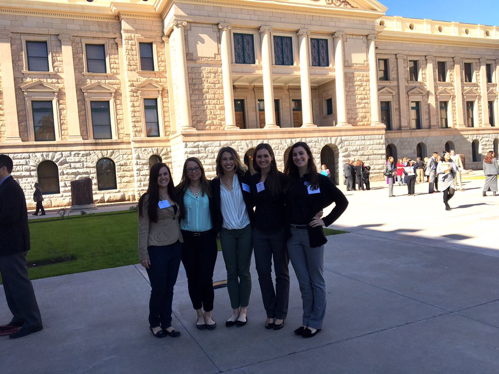 BethHornDPT's tweet photo. Building relationships and advocating  for our profession @AZStudentSIG @APTASA @AzPTA #AZPTdayatthecapitol https://t.co/6pa98M3awz