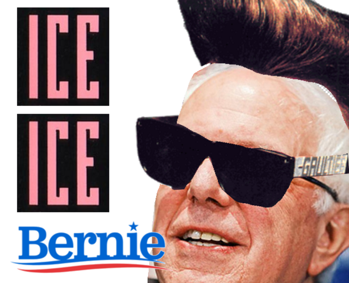 valbrains's tweet photo. has anyone else had this thought yet? #iceicebernie #FeelTheBern #Bernie2016 https://t.co/Z8vblT8DMS