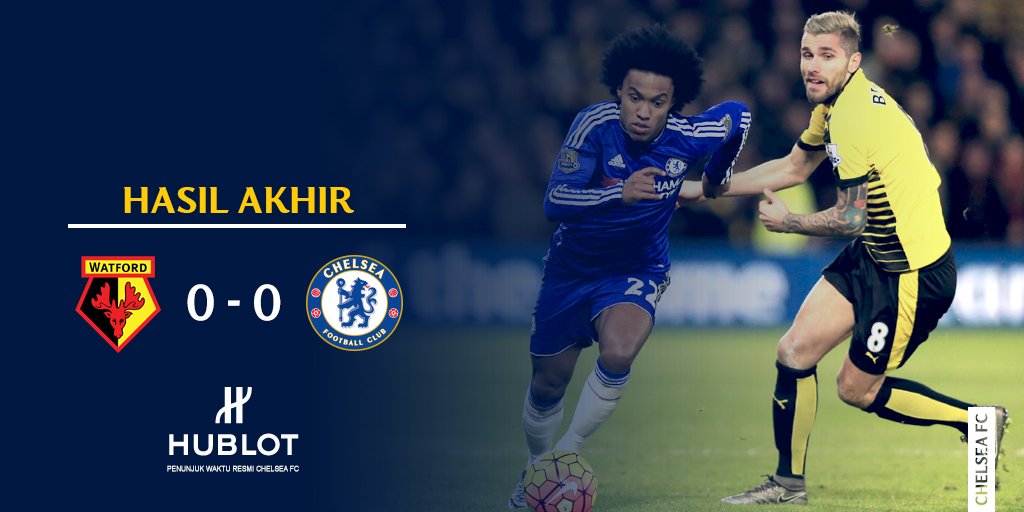 Hasil akhir: Watford 0-0 Chelsea. #CFCIndo