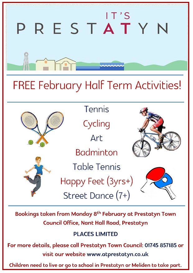 BeicioCymru's tweet photo. We'll be part of #Prestatyn February Half Term Activities! Come and give cycling a go! https://t.co/fLYTvfRM8Z https://t.co/jANRAjSFam