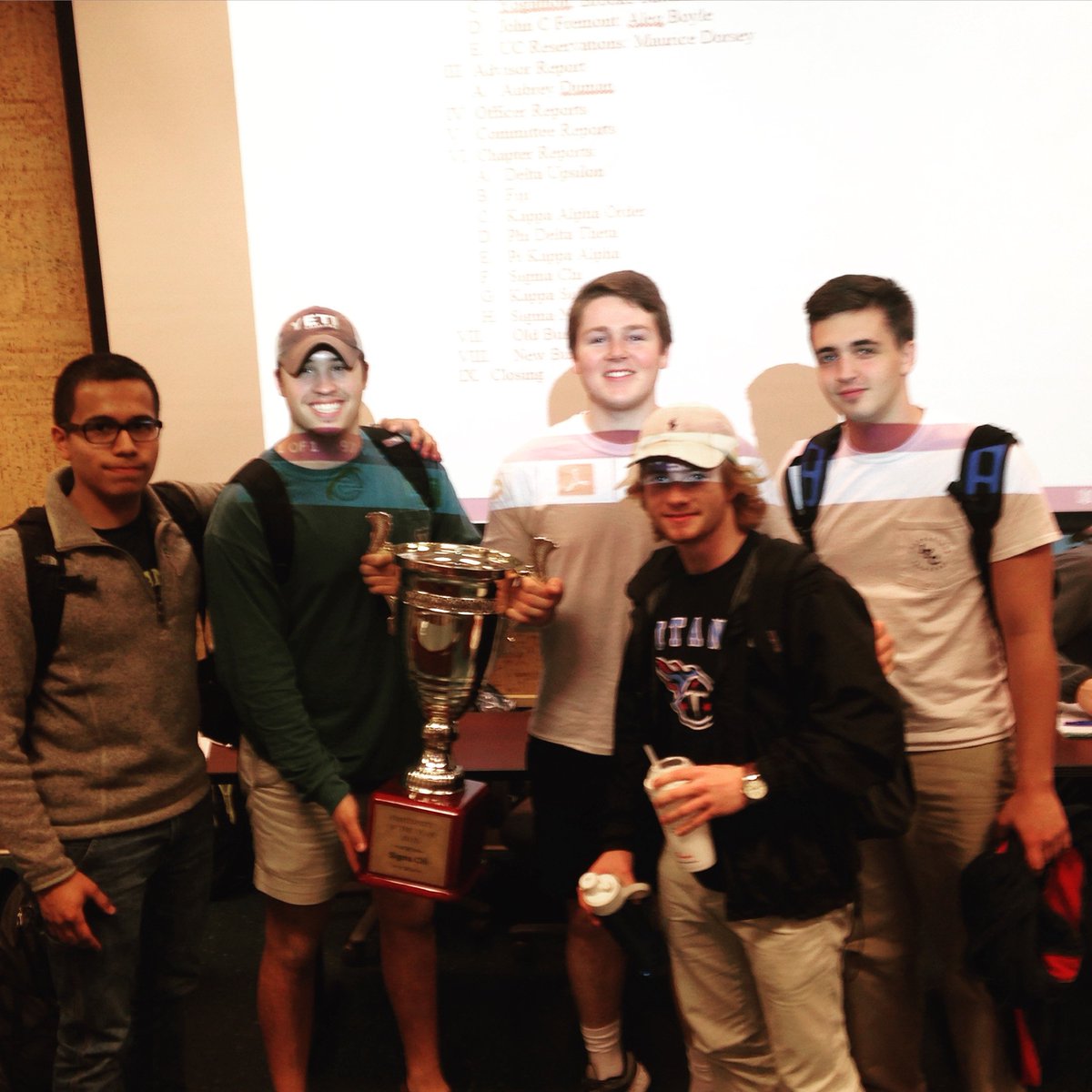 UTCIFC's tweet photo. Congrats to ΣΧ Delta-Theta for winning the 2014-2015 UTC IFC Fraternity of the Year Award! https://t.co/kZYoz4R7Gl