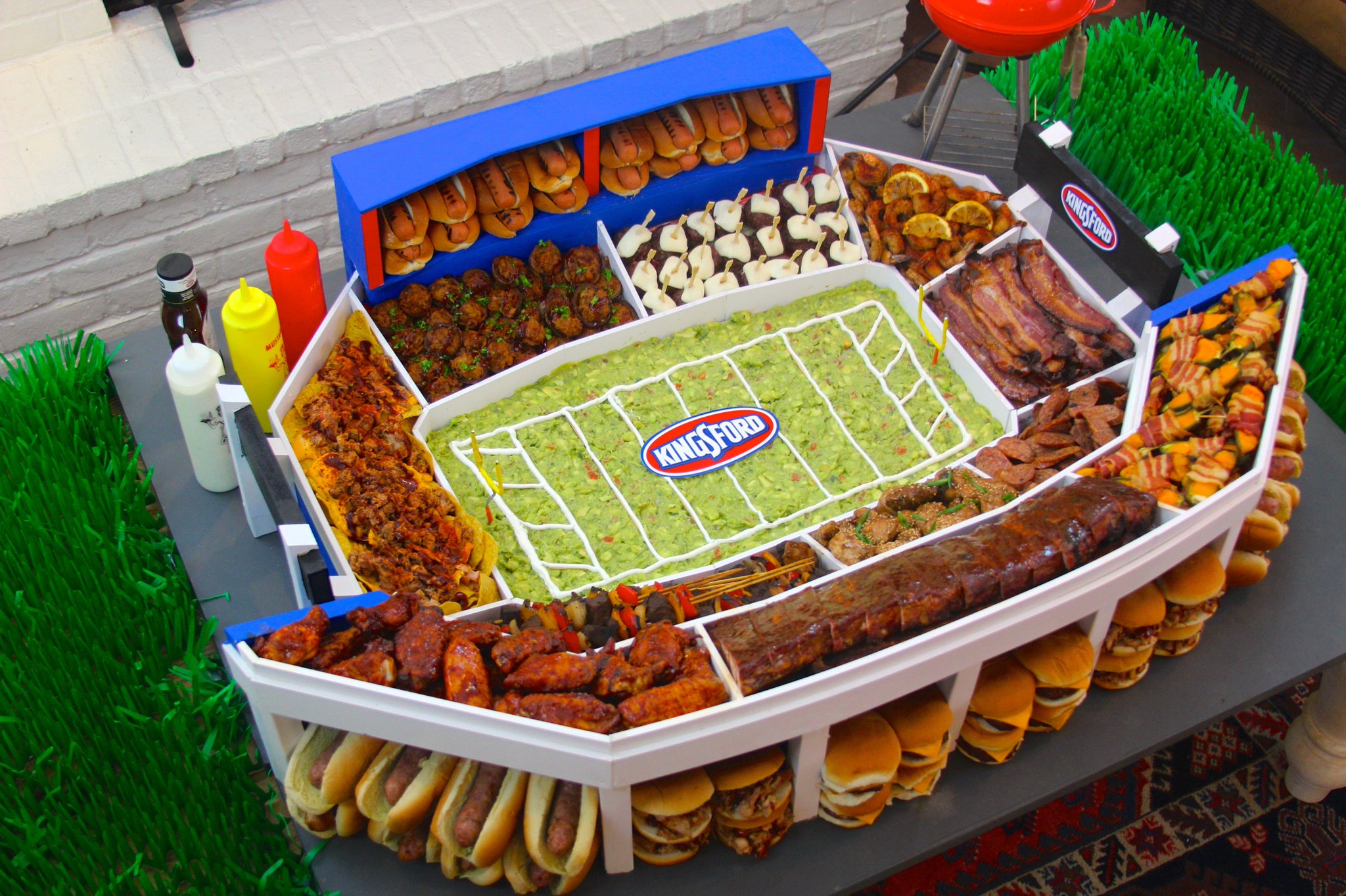 Kingsford Charcoal on Twitter: "Our BBQ Snack Stadium ...