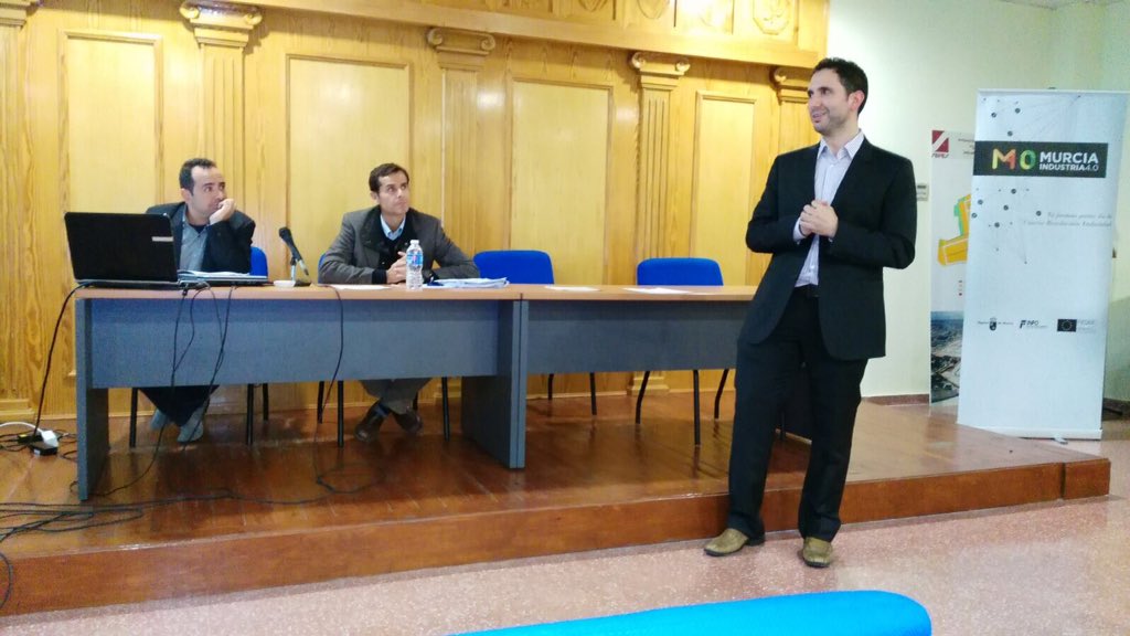 imadfer's tweet photo. Enseñando los servicios de @byprox y @TecnologiasDIM relacionados con @MuIndustria40 @rsinfo_INFO @AytMolinaSegura https://t.co/nCqiG1Rt5W