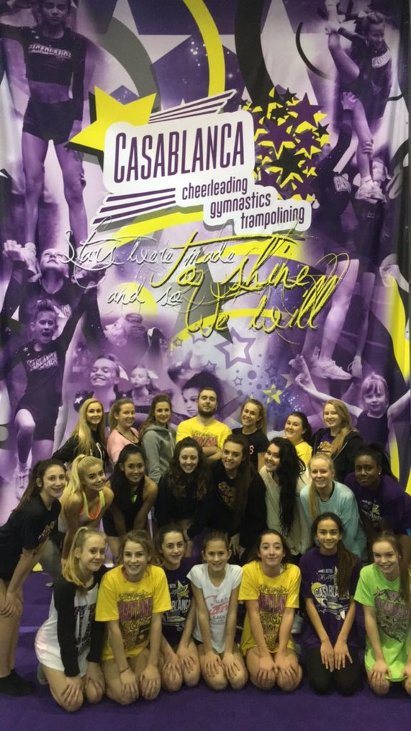 CasablancaCGT's tweet photo. Casablanca Cheer Apollo S4 - Co-ed Level 4 - ready for @BCACheer_Dance #SpringSpirit this weekend! https://t.co/CA1uhf7cjD