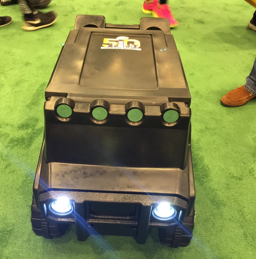 Remote control super bowl 50 beer cooler, 499, from c3customcoolers
