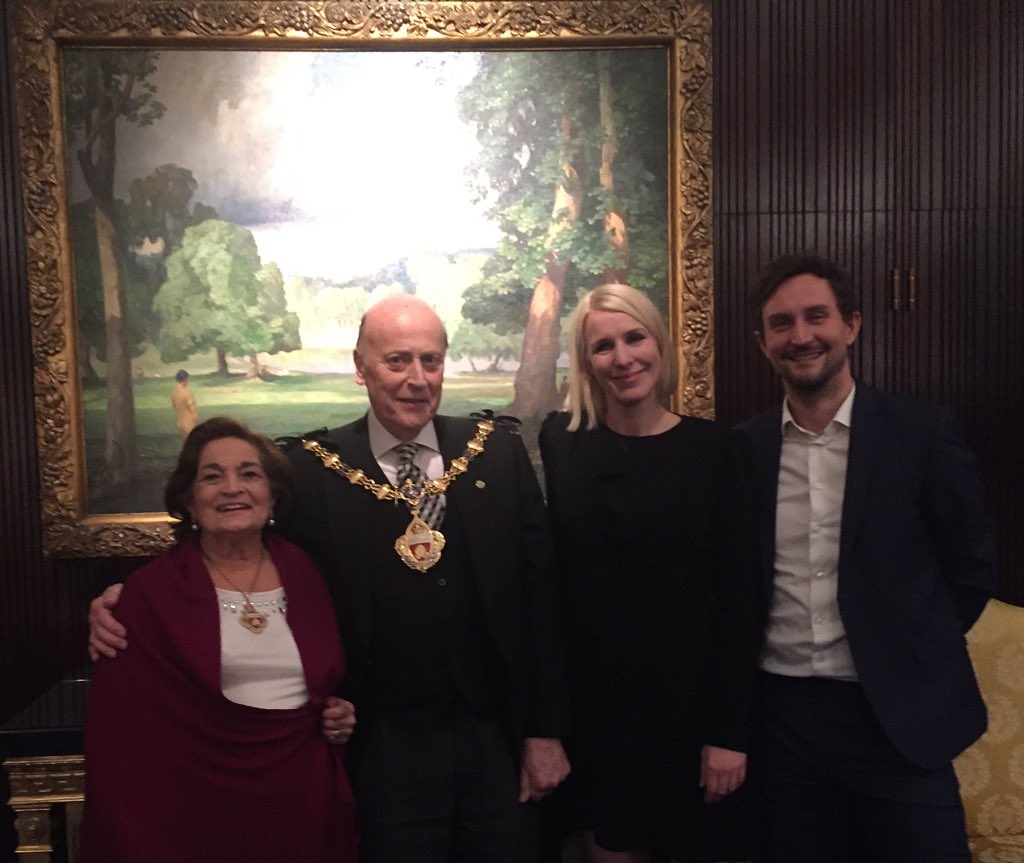 At the Diplomatic Reception with Swedish Cultural Attaché Ellen Wettmark and Artist Hans Rosenström <a href="/RBKC/">Royal Borough of Kensington and Chelsea</a>