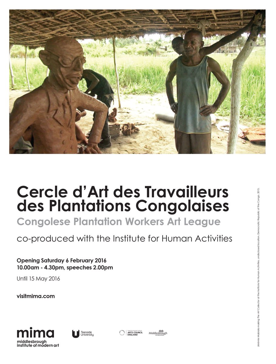 mimadirector's tweet photo. Don't forget Congolese Planation Workers Art League exhibition opening this Saturday @mimamodernart #RenzoMartens https://t.co/MkRwudD69X