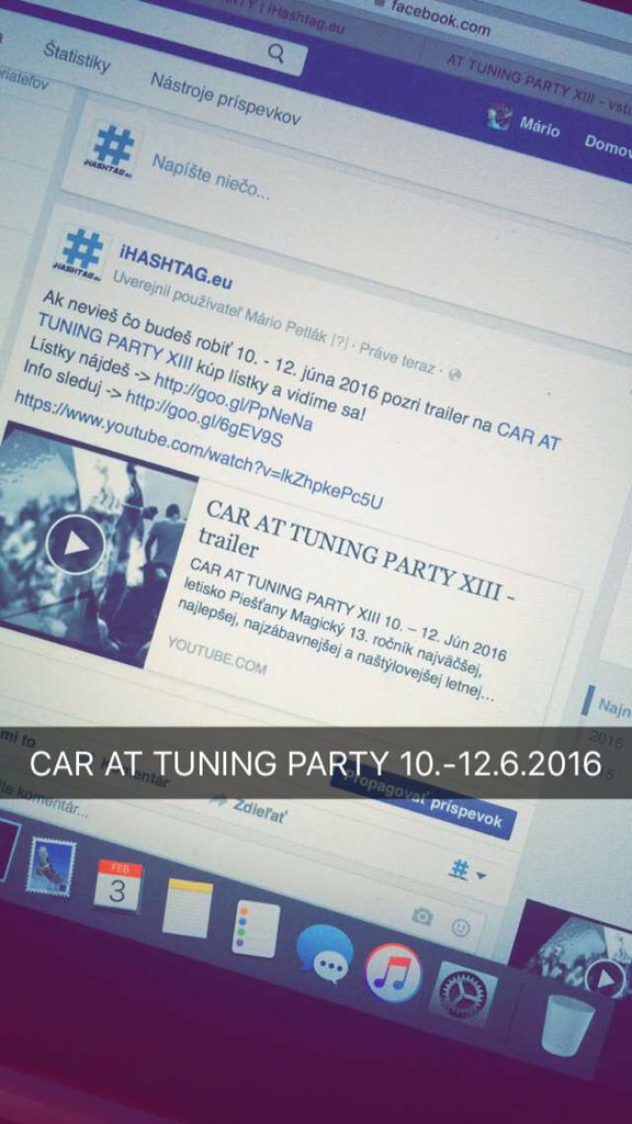 MarioPetlak's tweet photo. Info o CAR AT TUNING PARTY #iHSHTG #34of366 https://t.co/Z7tmlwWSpk