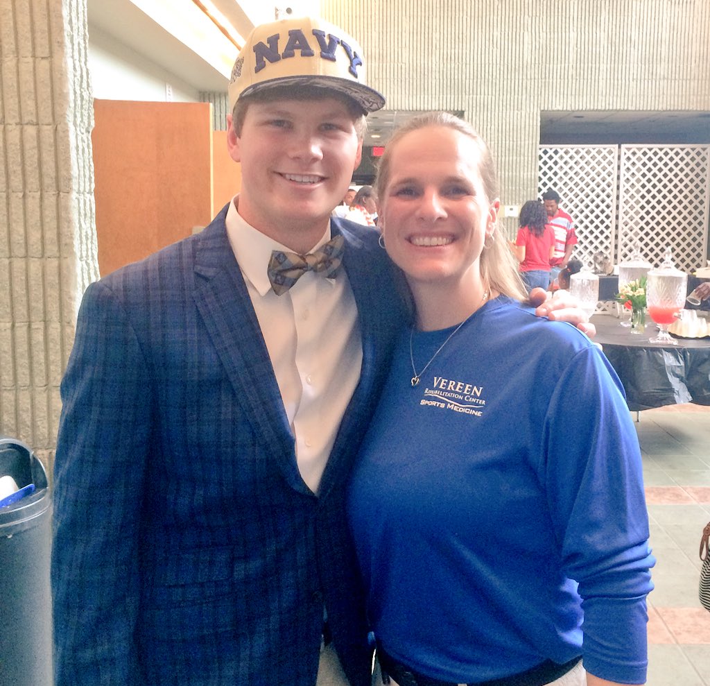 J_K_Donovan's tweet photo. My fave QB @cparrish13 is going to Navy! I wouldn't have missed this day for anything! #GoNavy #RaiseTheSail https://t.co/BS43NhJsNY