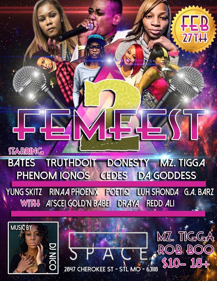 OriBlkEnforcr1's tweet photo. @EssieIsARapper you should come down to St. Louis and check out @BatesHARDASYLUM and #femfest2 #feemceenation https://t.co/3HHFNzr5NN