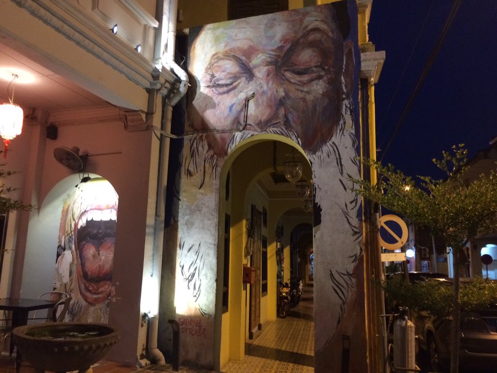 MatthewStorage's tweet image. Amazing #streetArt in #Penang #Malaysia #travelling #chilled #experiences