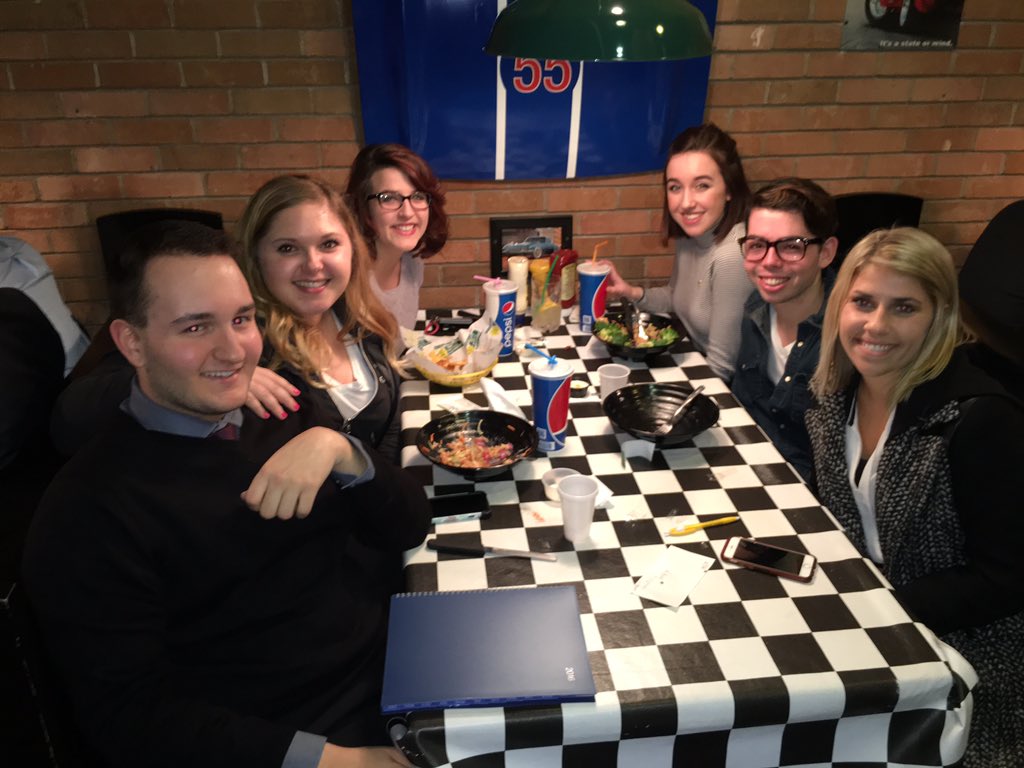DSP_BetaPi's tweet photo. Thank you to all who came out to join the Brothers of Delta Sigma Pi at Quaker Steak tonight! #PledgeDSP https://t.co/eSqL4u59Wa