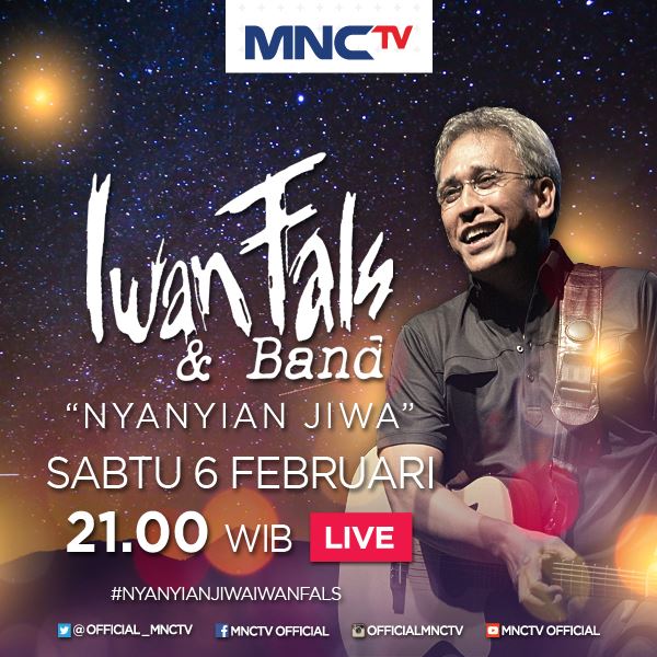 Serunya #NyanyianJiwaIwanFals &amp; Band akan dikemas apik! Pastikan tak ketinggalan kemeriahannya SABTU pkl 21:00 WIB