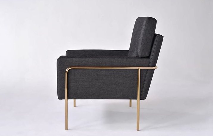 InteriorsbyA's tweet photo. Anyone else look at this &amp; feel serenity?! Or am I just bonkers for chairs?! Beautiful #brasschair by #PhaseDesign https://t.co/leMhZ7RZBZ