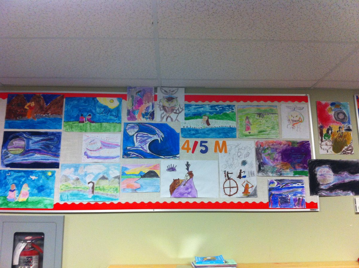 MsBarringtonCG's tweet image. Student created "Dreaming With My Great Mother" art inspired by @yourAGA exhibit @TimberleaSchool #whytimberlearocks