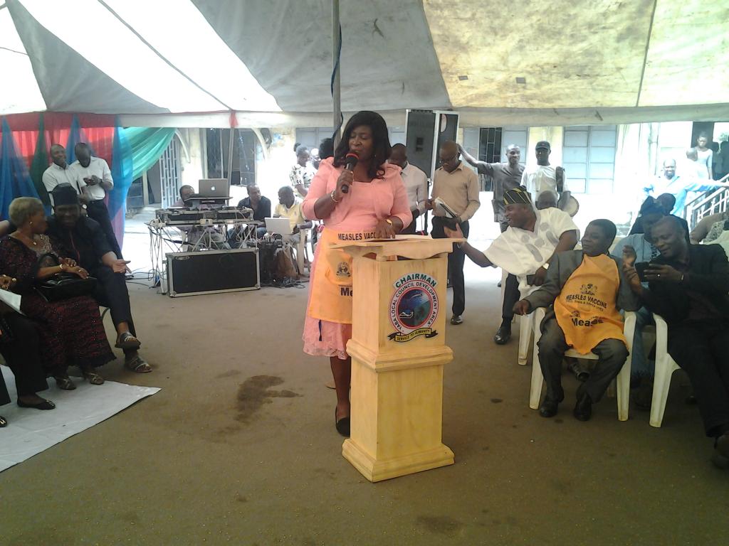 Yaba_Lcda's tweet photo. At the flag off of measles campaign programme done recently at the council. https://t.co/eicUumttAe