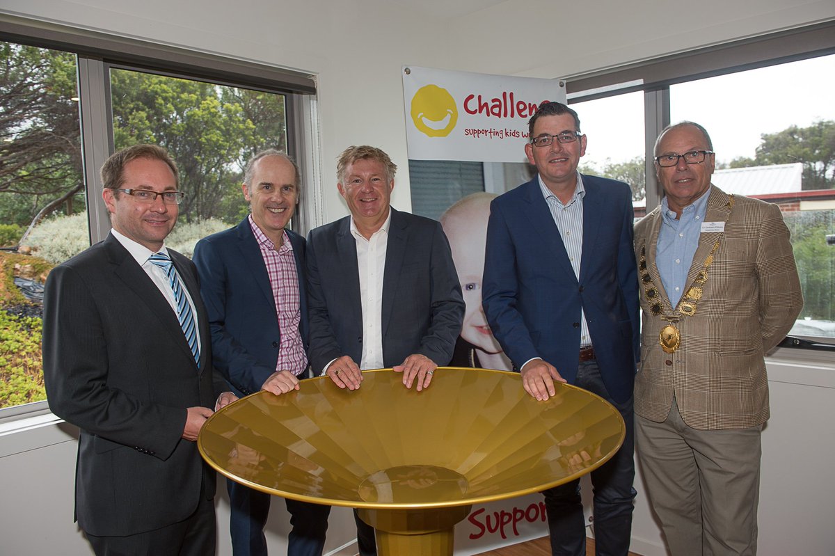 Challenge_ORG's tweet photo. #TBT to when @DanielAndrewsMP officially opened our new #Blairgowrie holiday retreat @DanielMulinoMP @TomGleisner https://t.co/nsvqTBoeii