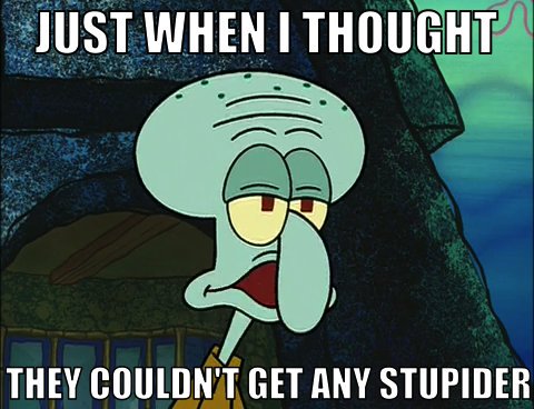 APUSHorDIE's tweet photo. That moment you realize that you're exactly like Squidward https://t.co/zjRsNxnCqa
